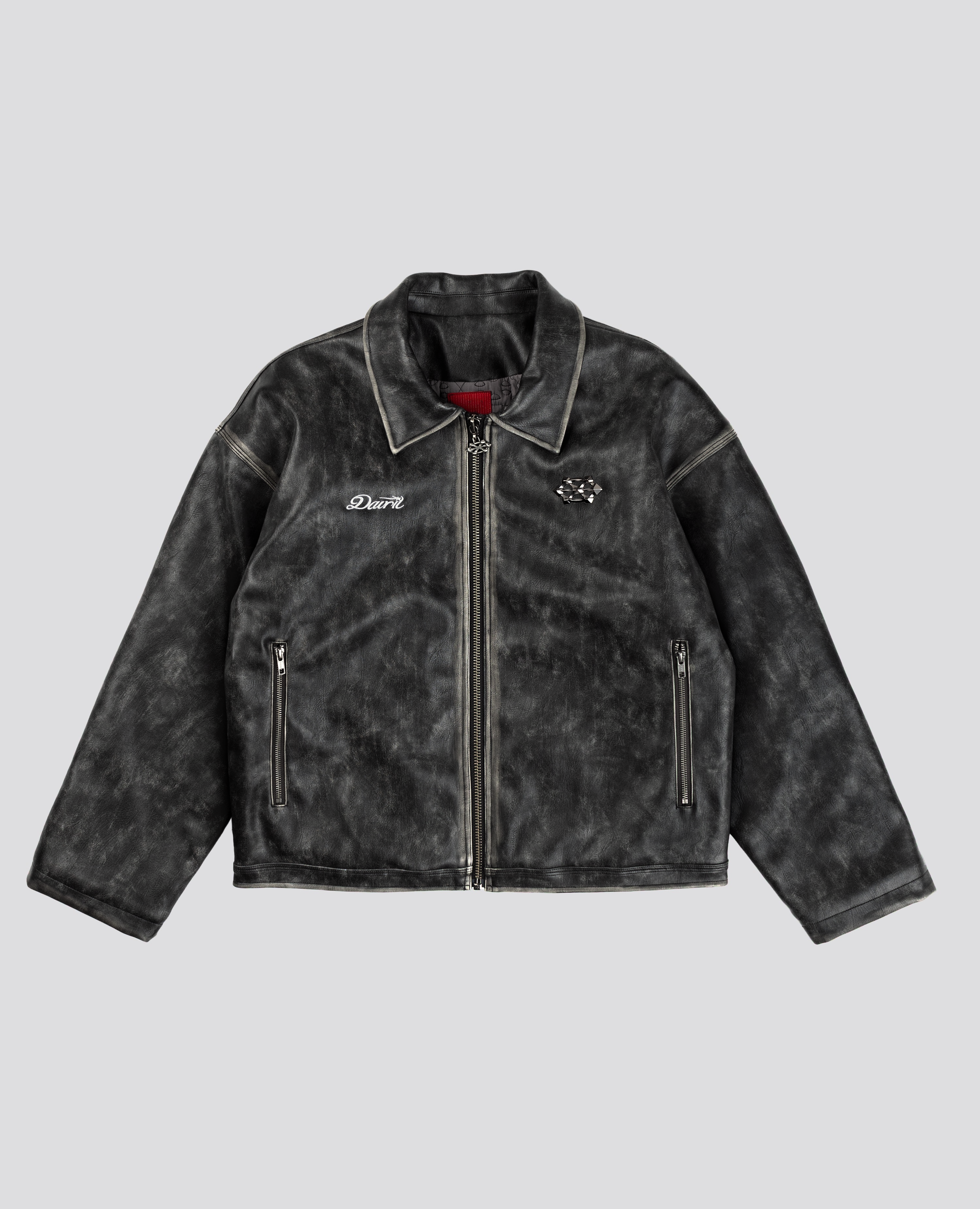 FADED LEATHER JACKET